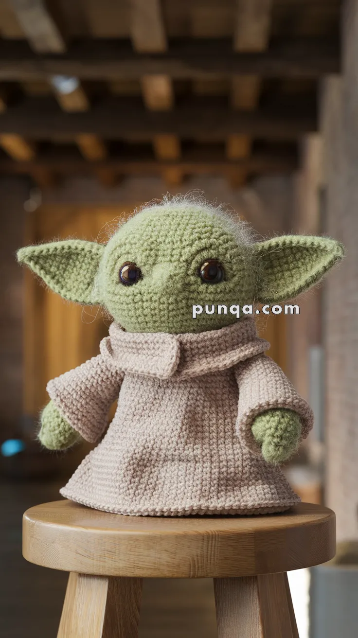 Amigurumi Yoda – FREE Crochet Pattern