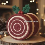 Amigurumi Yule Log Slice – FREE Crochet Pattern