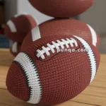 Amigurumi American Football Ball – FREE Crochet Pattern