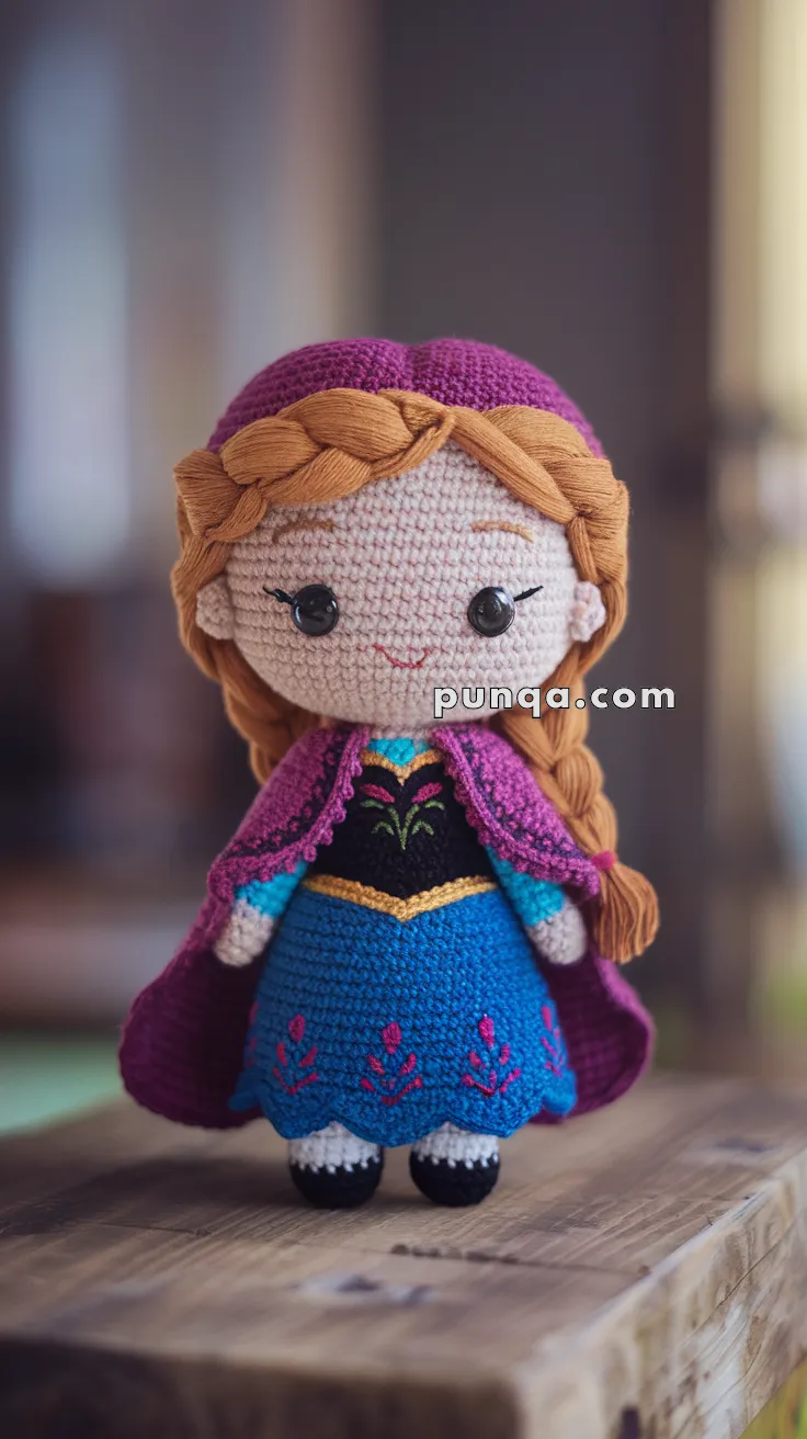 Amigurumi Anna (From Frozen) – FREE Crochet Pattern