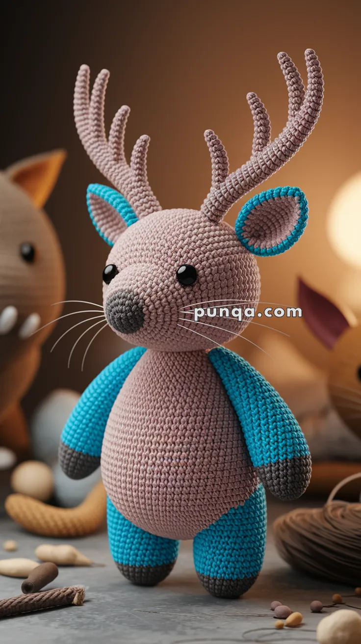 Amigurumi Antler – FREE Crochet Pattern