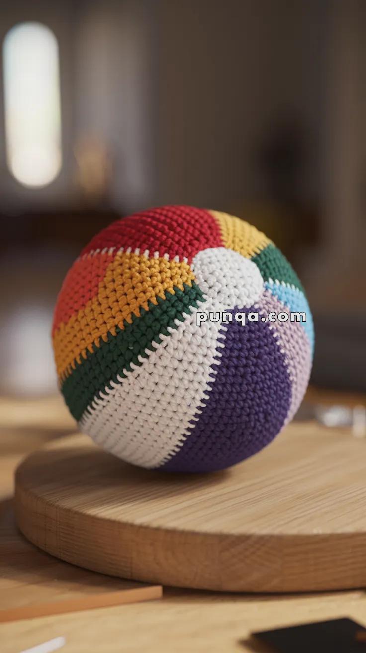 Amigurumi Beach Ball – FREE Crochet Pattern
