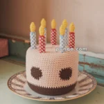 Amigurumi Cake with Candles – FREE Crochet Pattern