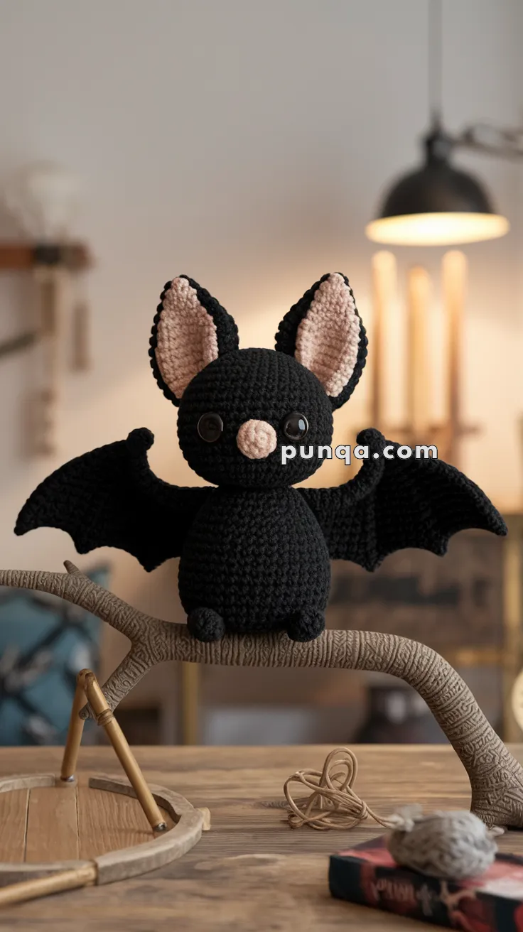 Amigurumi Black Bat – FREE Crochet Pattern