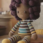 Amigurumi Black Doll With Afro Hair – FREE Crochet Pattern
