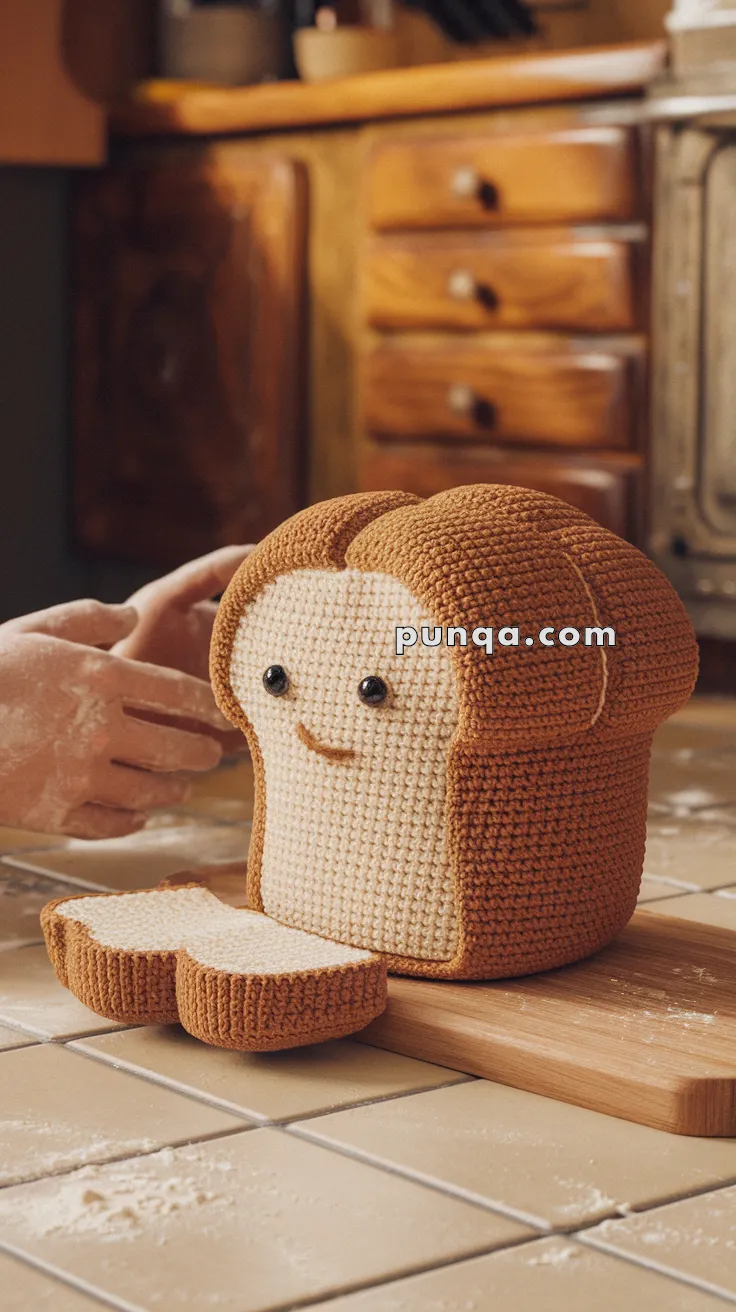 Amigurumi Bread Loaf – FREE Crochet Pattern