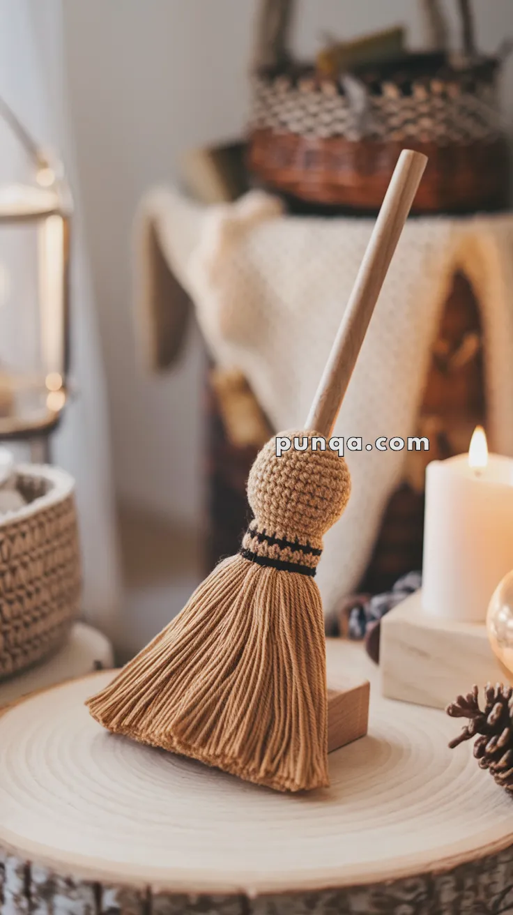 Amigurumi Broomstick – FREE Crochet Pattern