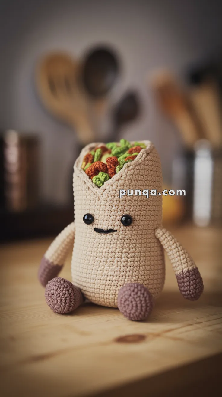 Amigurumi Burrito Character – FREE Crochet Pattern