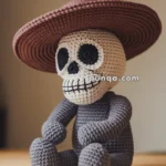 Amigurumi Calavera Skeleton with Hat – FREE Crochet Pattern