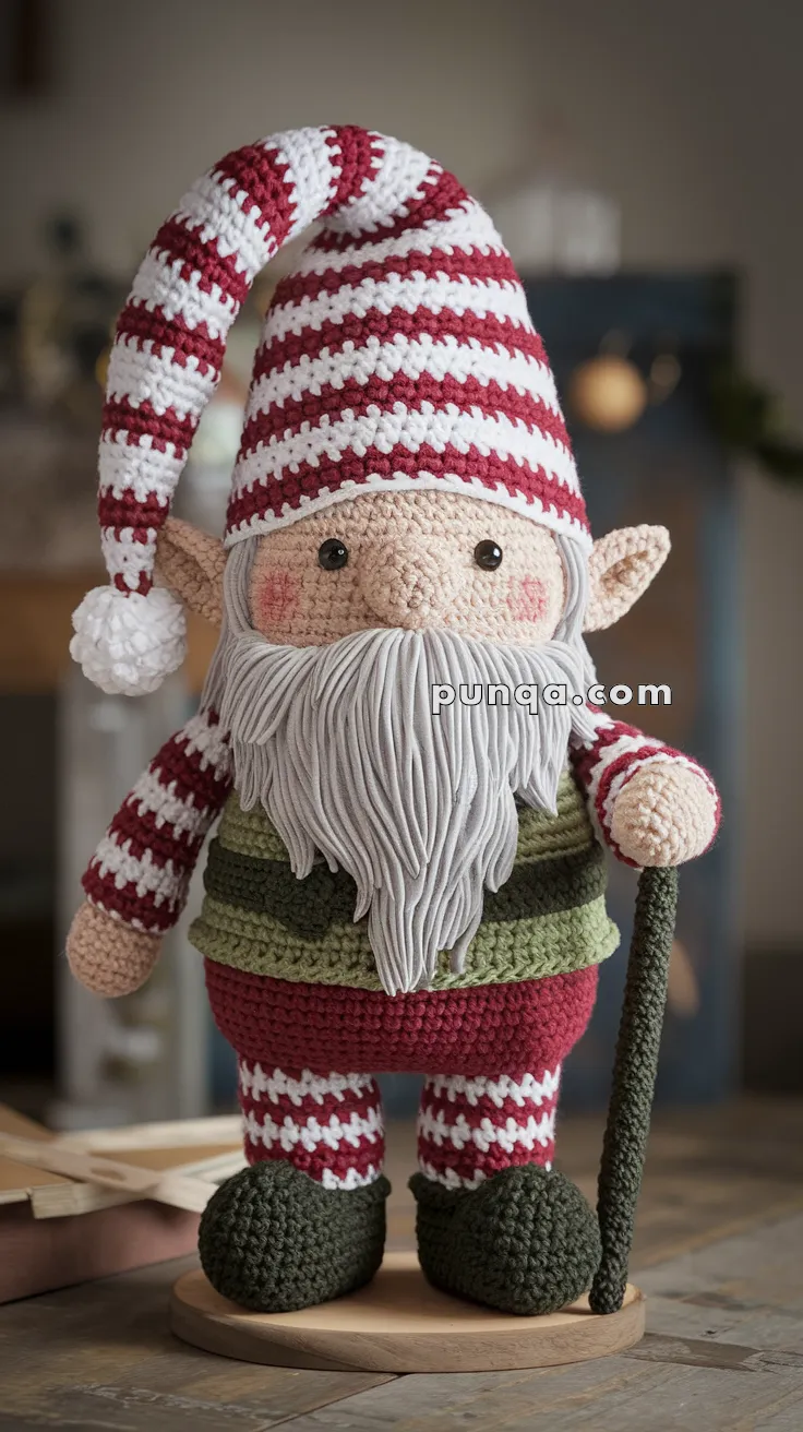 Amigurumi Christmas Gnome – FREE Crochet Pattern