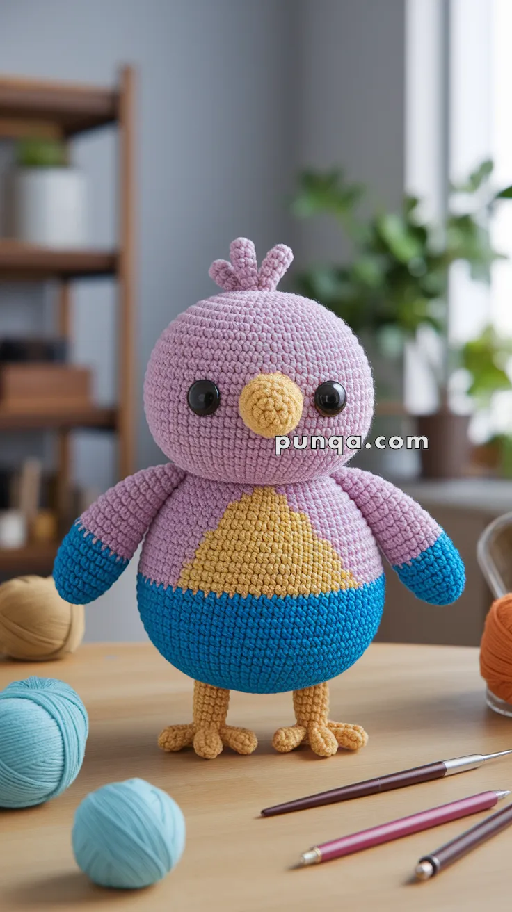 Amigurumi Chubby Bird – FREE Crochet Pattern