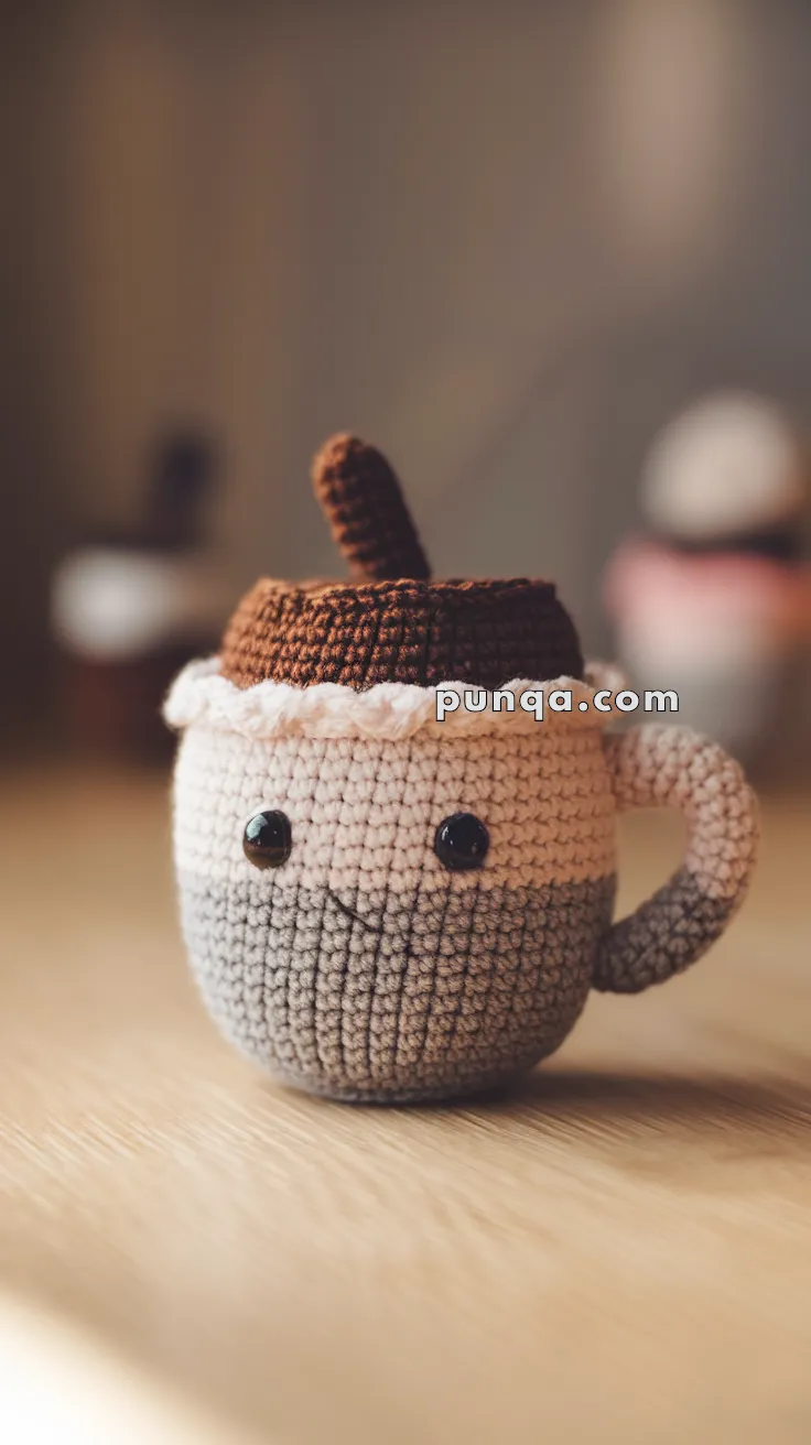 Amigurumi Coffee Cup – FREE Crochet Pattern