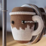 Amigurumi Coffee Cup Fridge Magnet – FREE Crochet Pattern