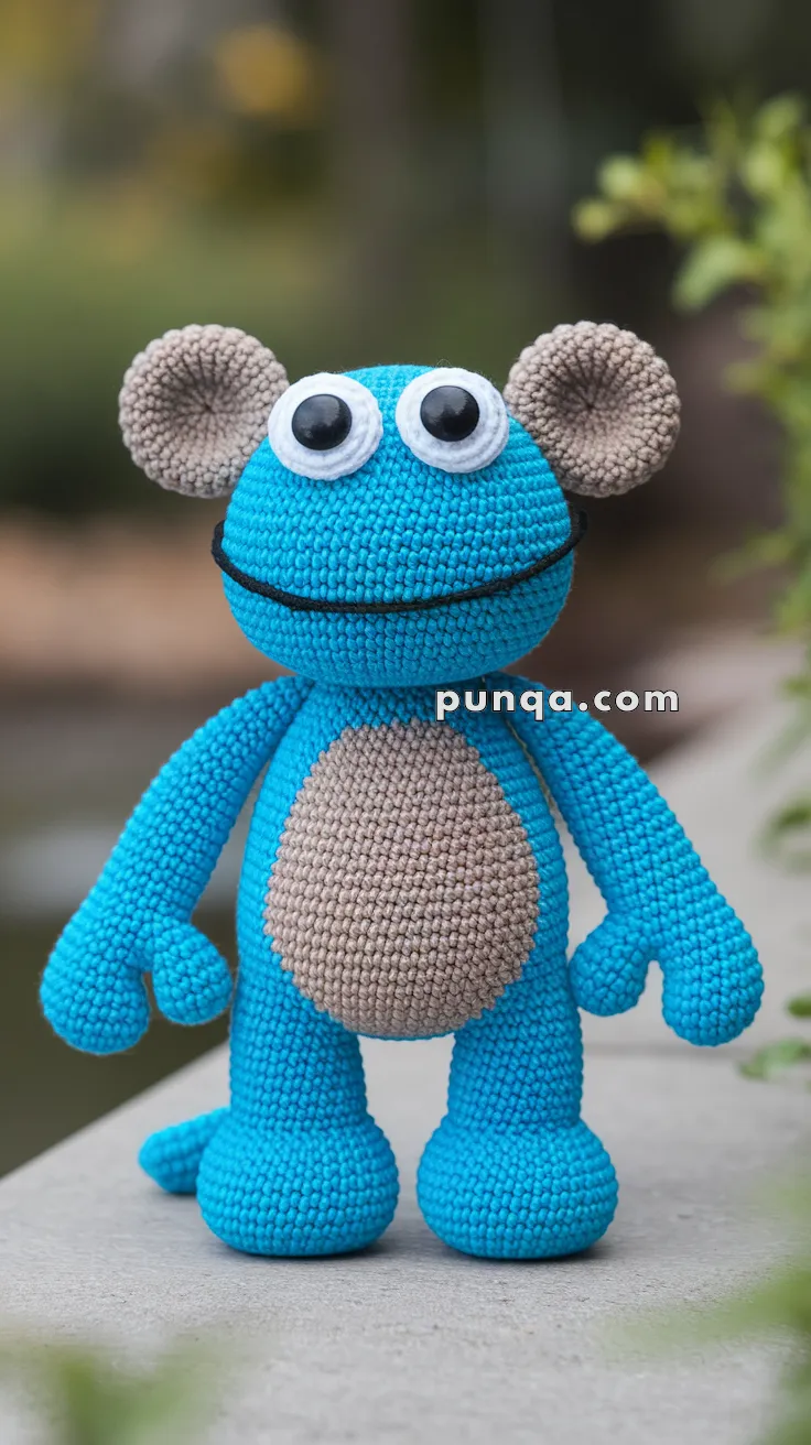 Amigurumi Cookie Monster – FREE Crochet Pattern