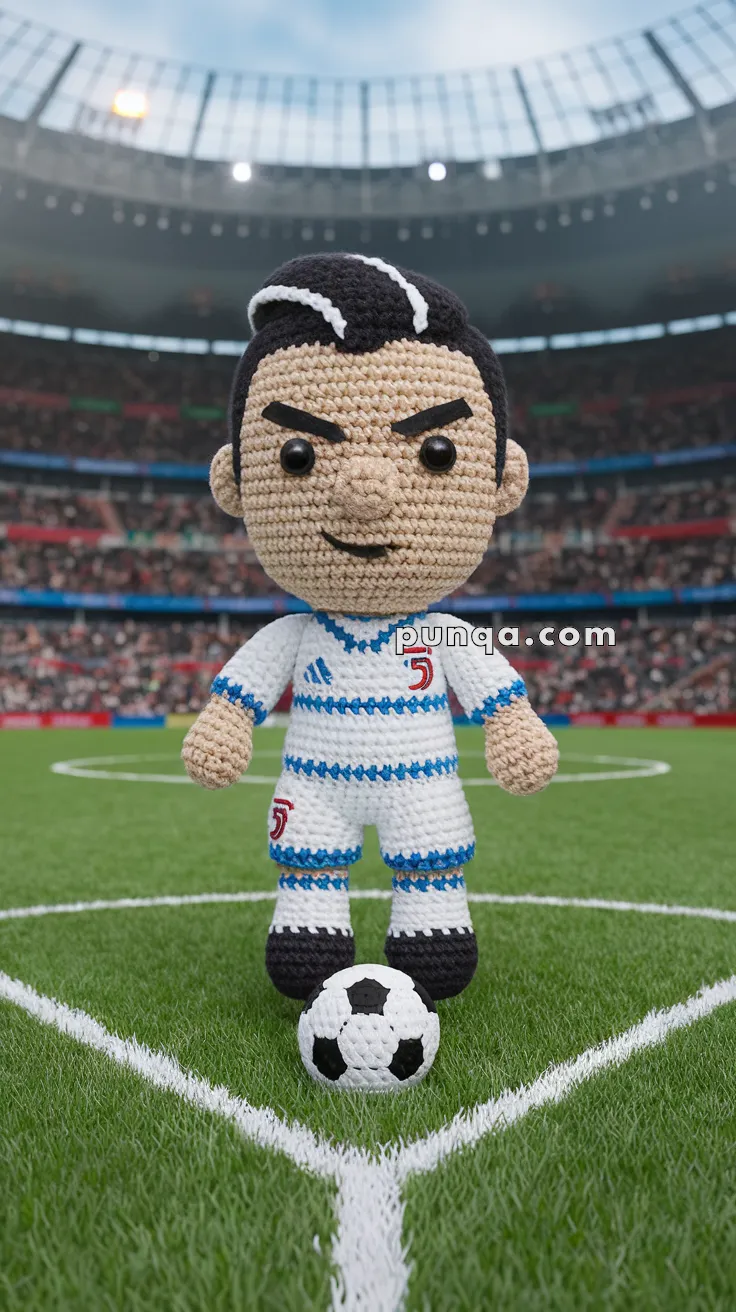 Amigurumi Cristiano Ronaldo – FREE Crochet Pattern