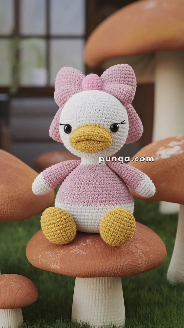 Amigurumi Daisy Duck – FREE Crochet Pattern