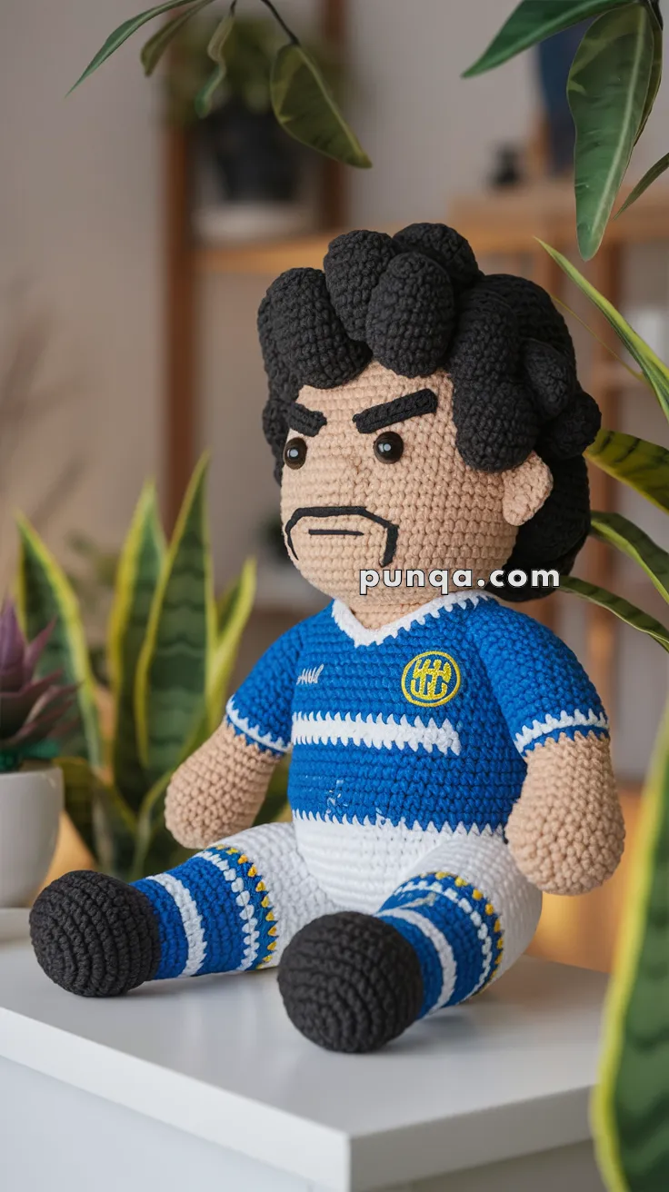 Amigurumi Diego Maradona – FREE Crochet Pattern