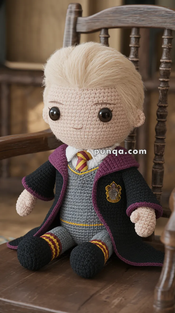 Amigurumi Draco Malfoy – FREE Crochet Pattern