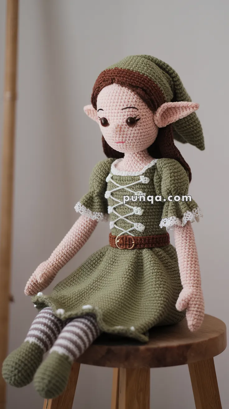 Amigurumi Elf Maiden – FREE Crochet Pattern