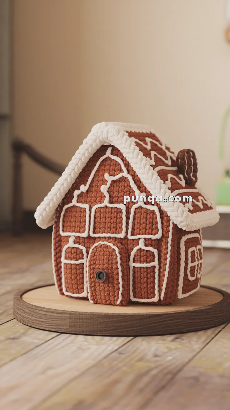 Amigurumi Gingerbread House – FREE Crochet Pattern