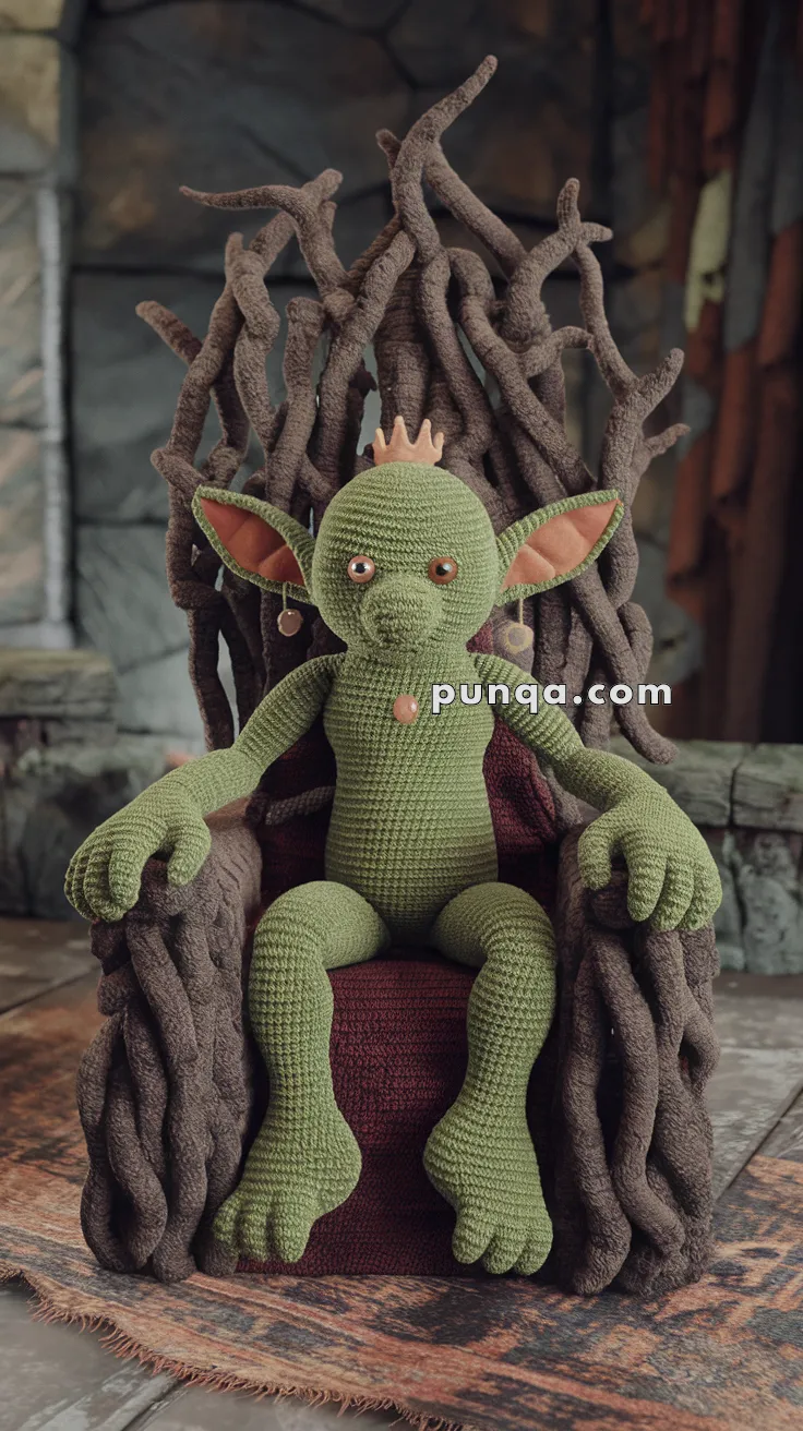 Amigurumi Goblin King – FREE Crochet Pattern