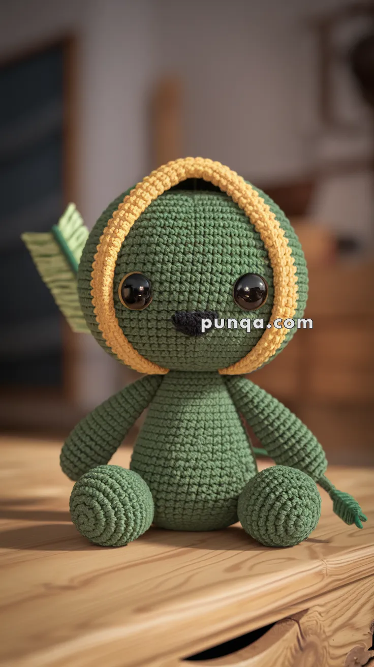 Amigurumi Green Arrow – FREE Crochet Pattern