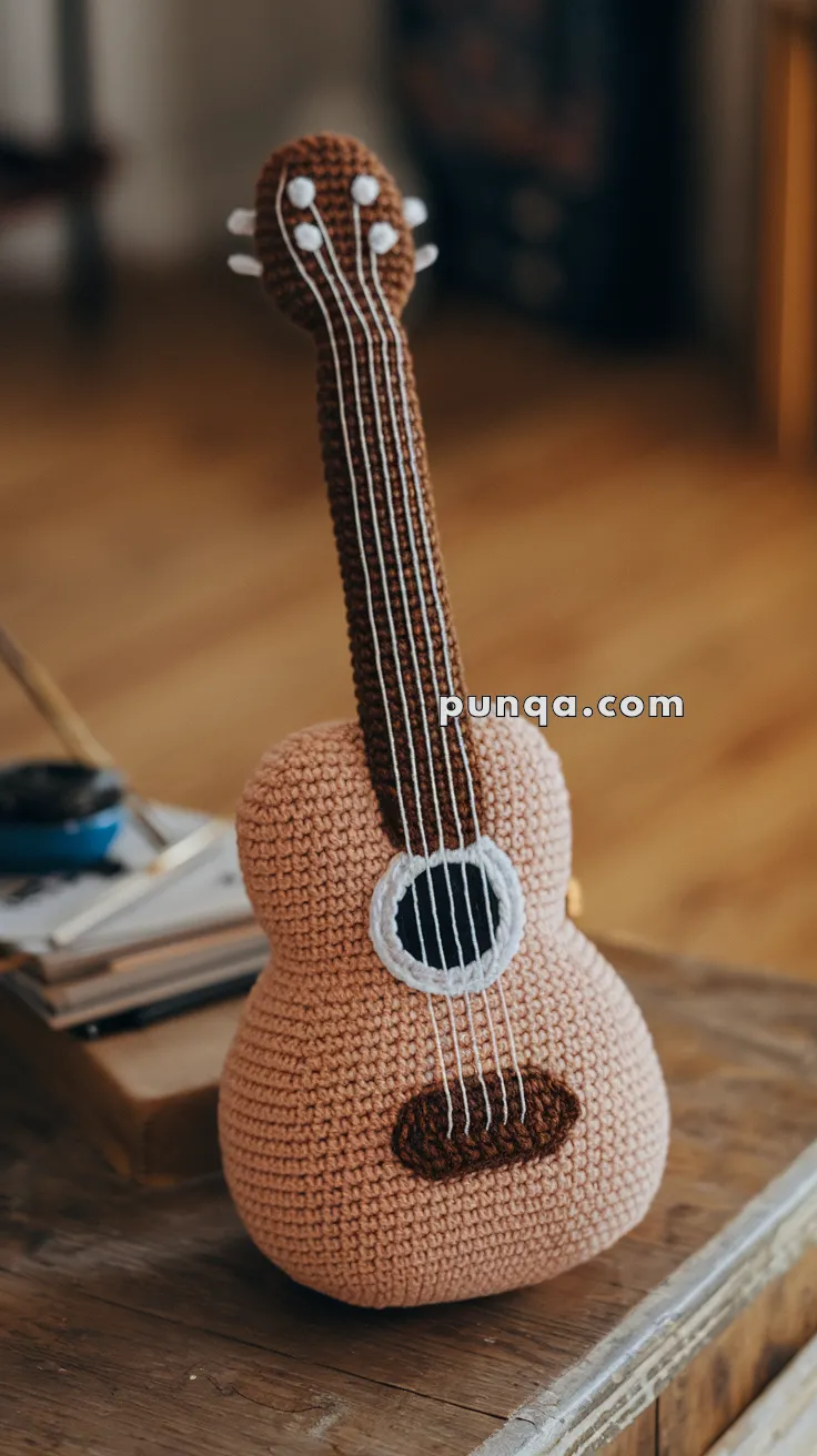 Amigurumi Guitar – FREE Crochet Pattern