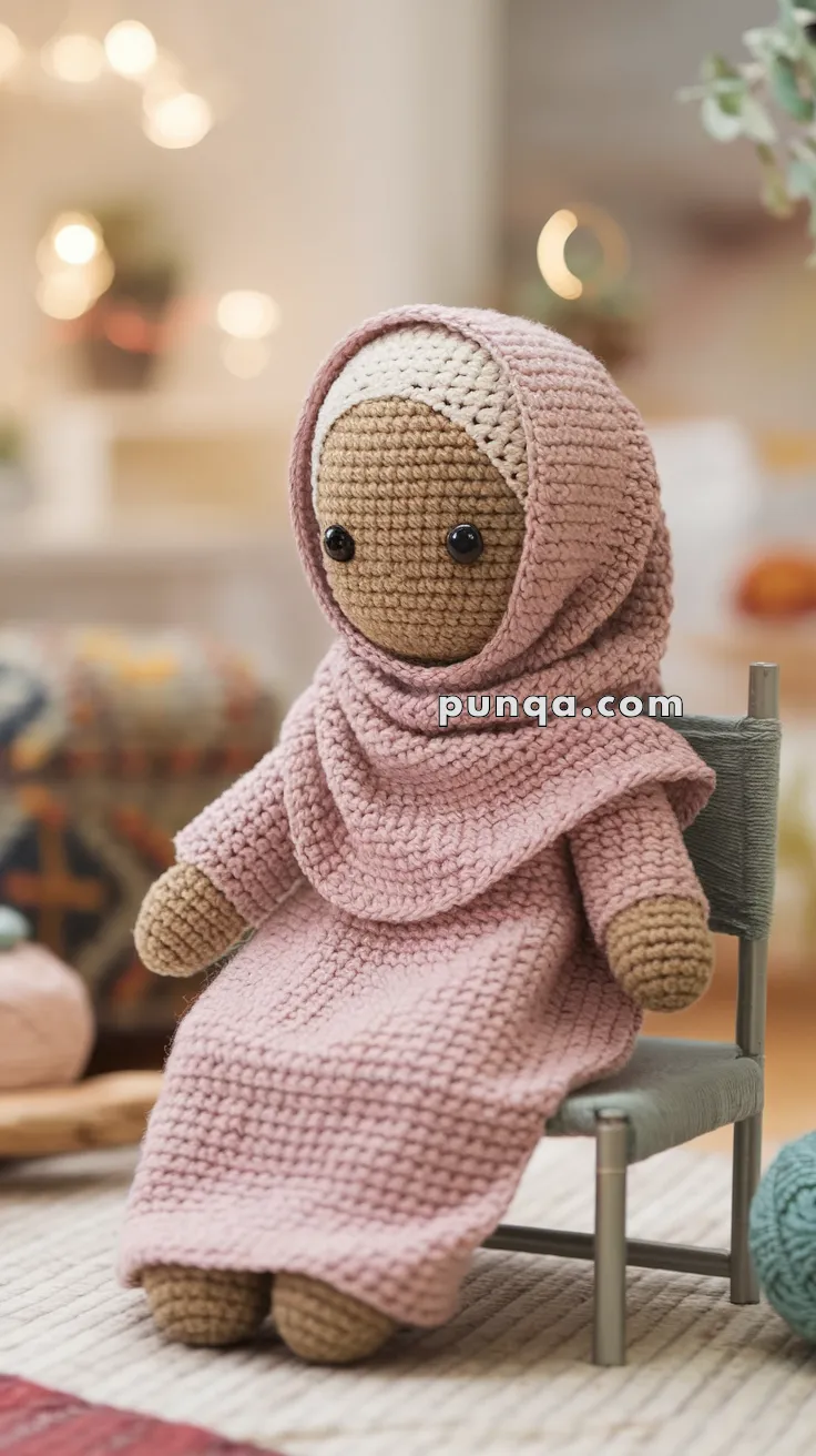 Amigurumi Hijab Doll – FREE Crochet Pattern