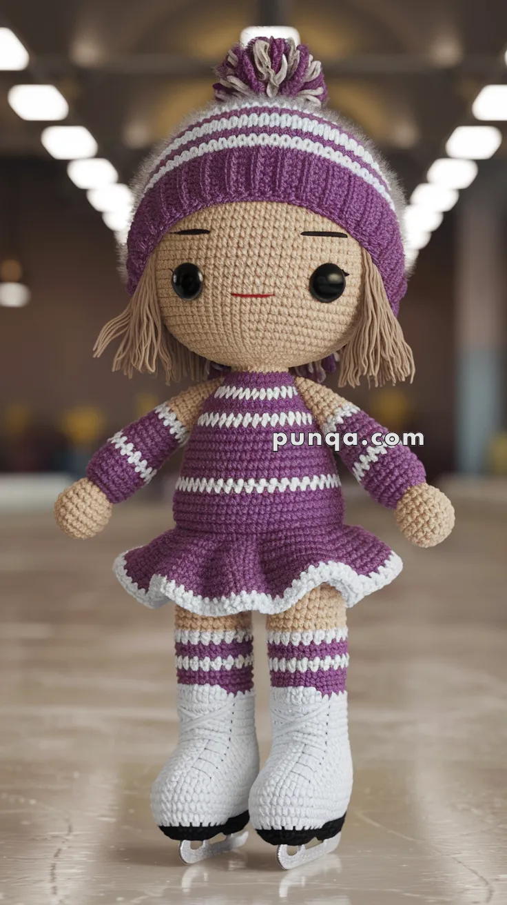 Amigurumi Ice Skater – FREE Crochet Pattern