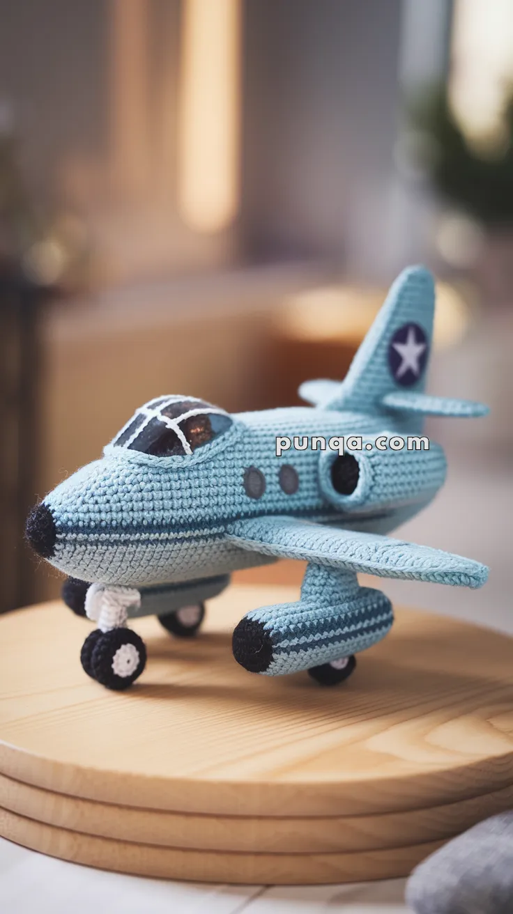 Amigurumi Jet Plane – FREE Crochet Pattern