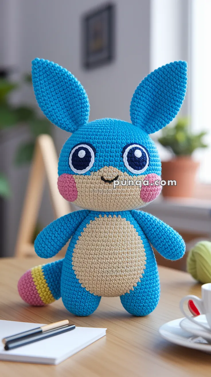 Amigurumi Lucario – FREE Crochet Pattern