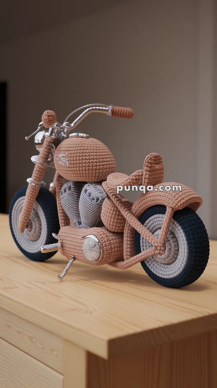 Amigurumi Motorcycle – FREE Crochet Pattern