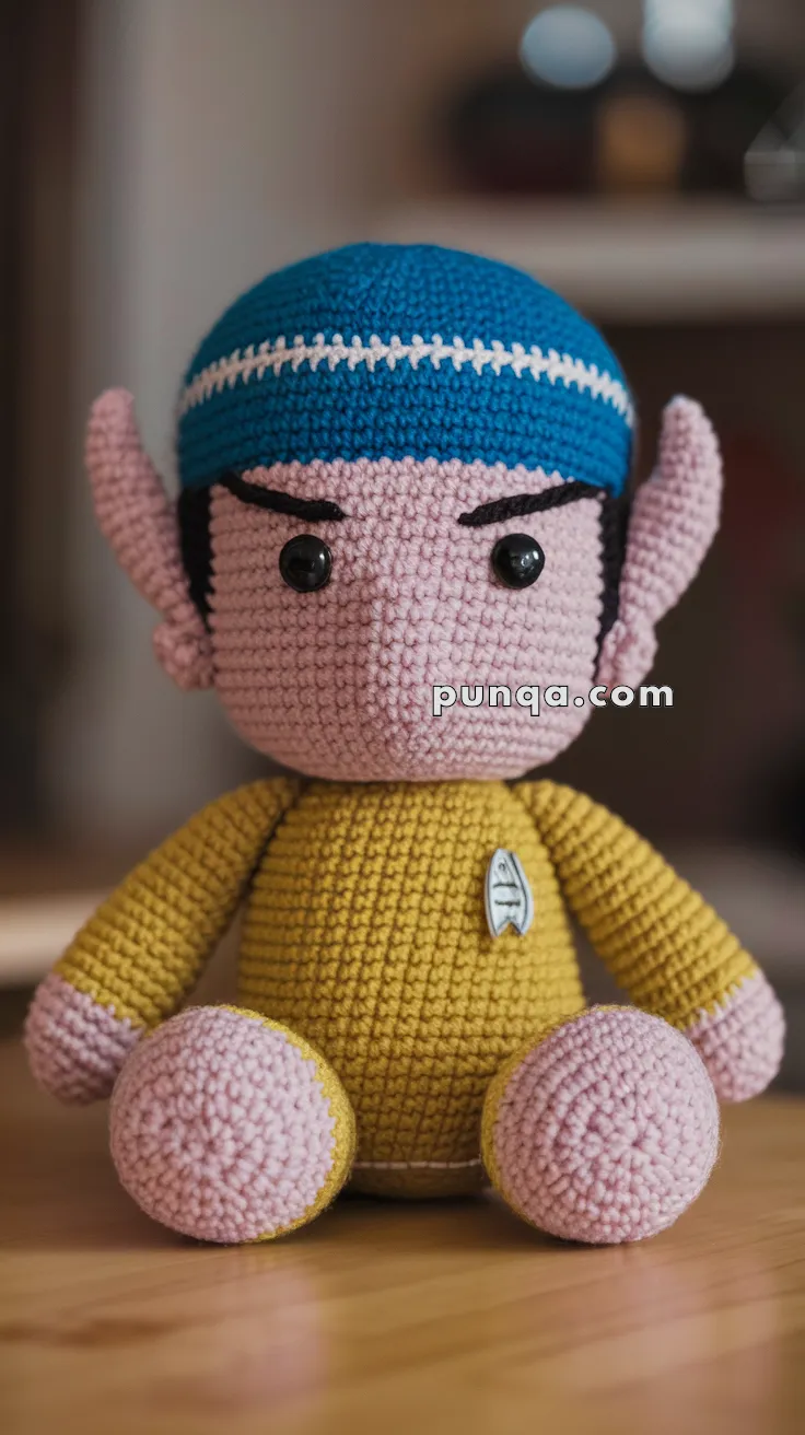 Amigurumi Mr. Spock – FREE Crochet Pattern