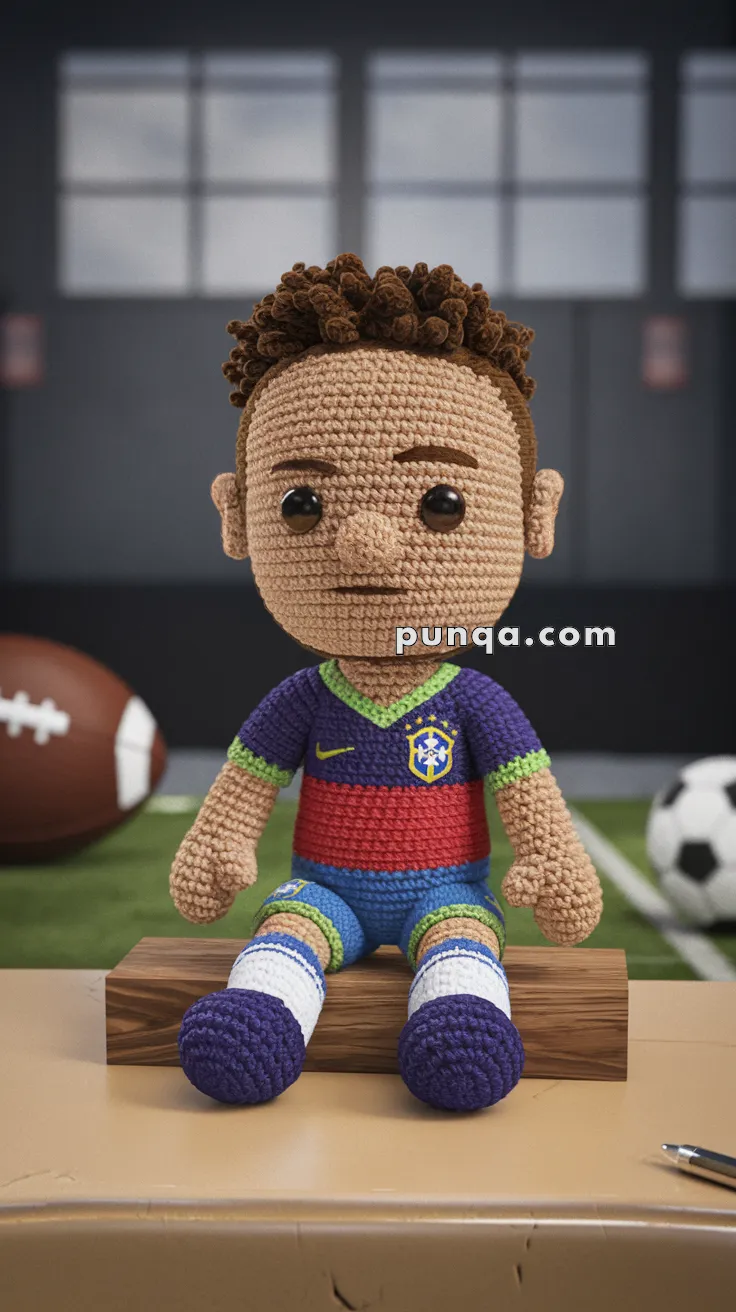 Amigurumi Neymar Jr. – FREE Crochet Pattern