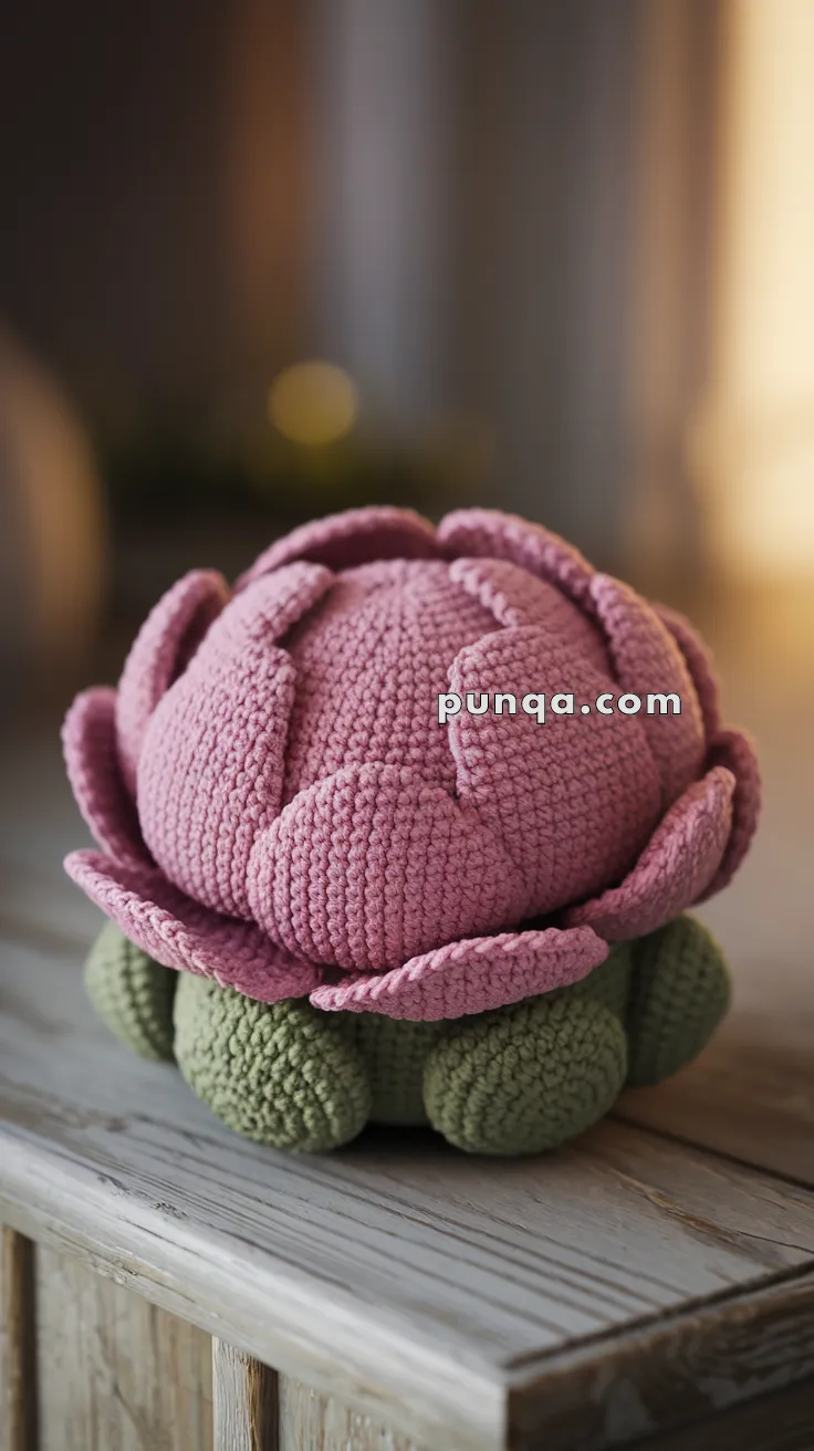 Amigurumi Peony – FREE Crochet Pattern