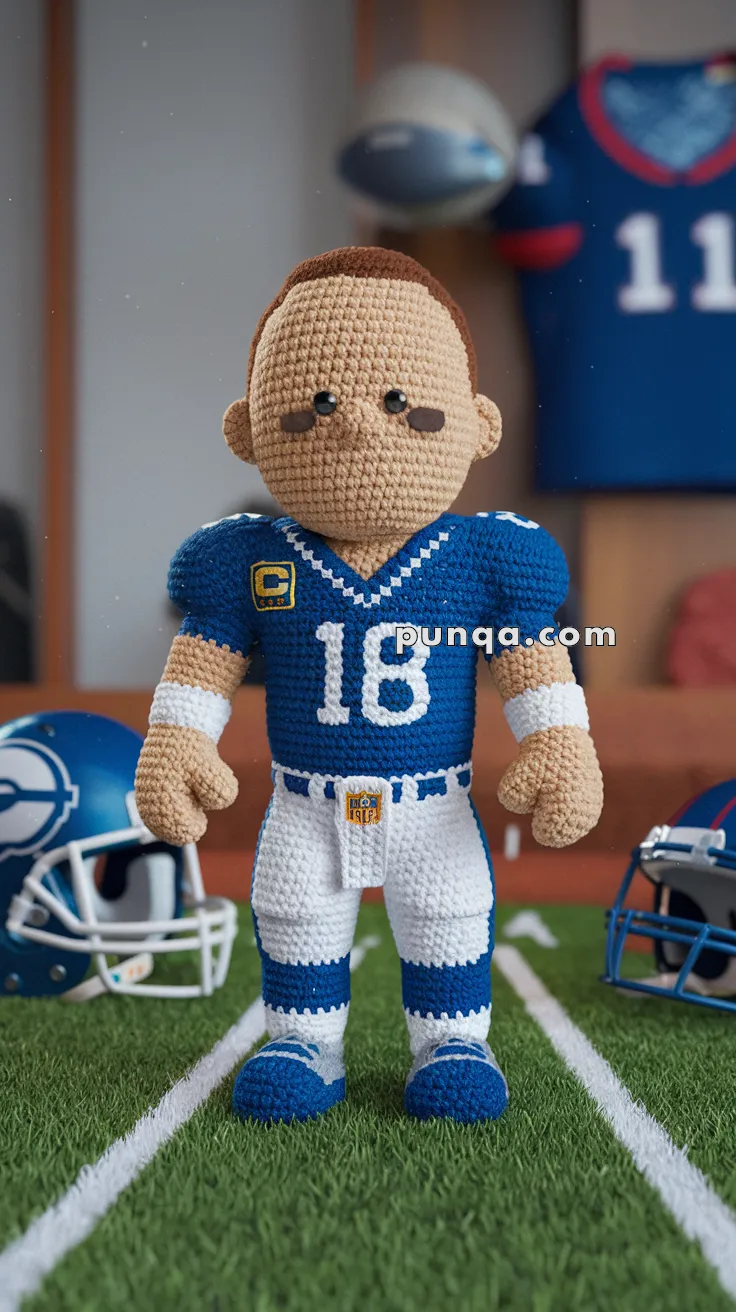 Amigurumi Peyton Manning – FREE Crochet Pattern