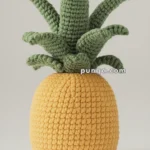 Amigurumi Pineapple Fridge Magnet – FREE Crochet Pattern