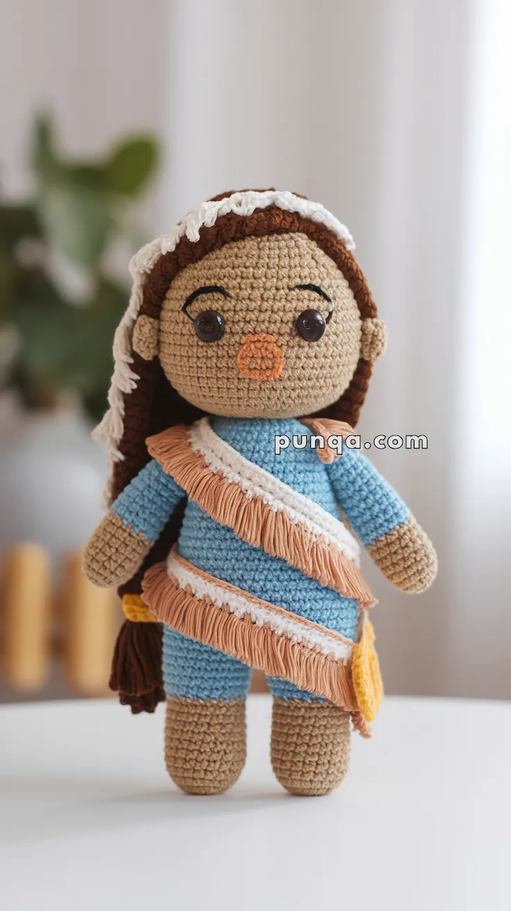 Amigurumi Pocahontas – FREE Crochet Pattern