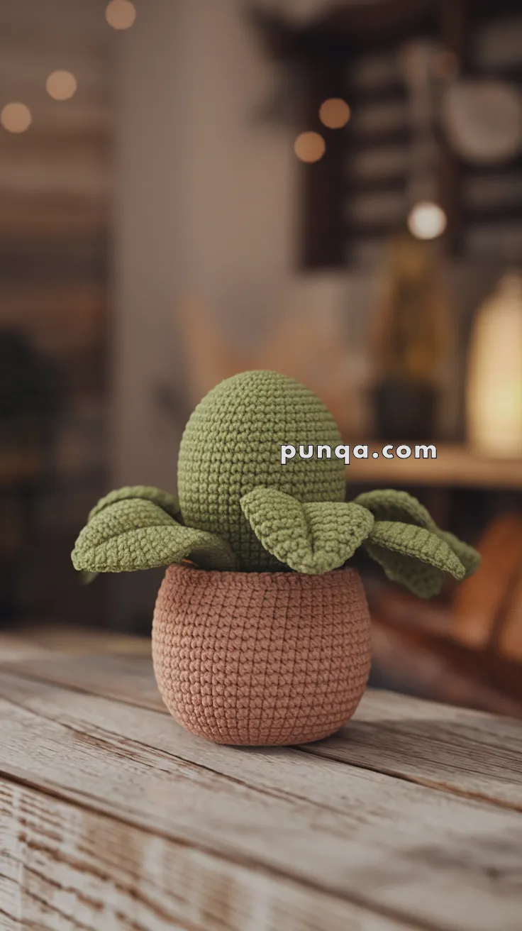 Amigurumi Potted Plant – FREE Crochet Pattern