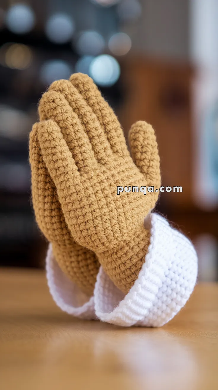 Amigurumi Praying Hands Emoji – FREE Crochet Pattern