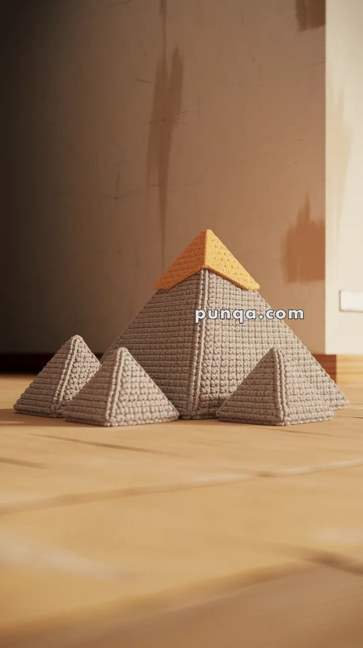 Amigurumi Pyramids Of Giza – FREE Crochet Pattern