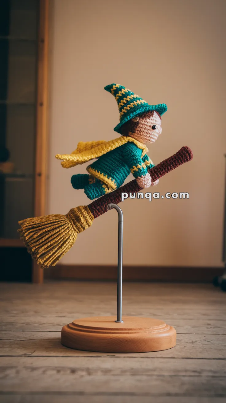 Amigurumi Quidditch Broomstick – FREE Crochet Pattern