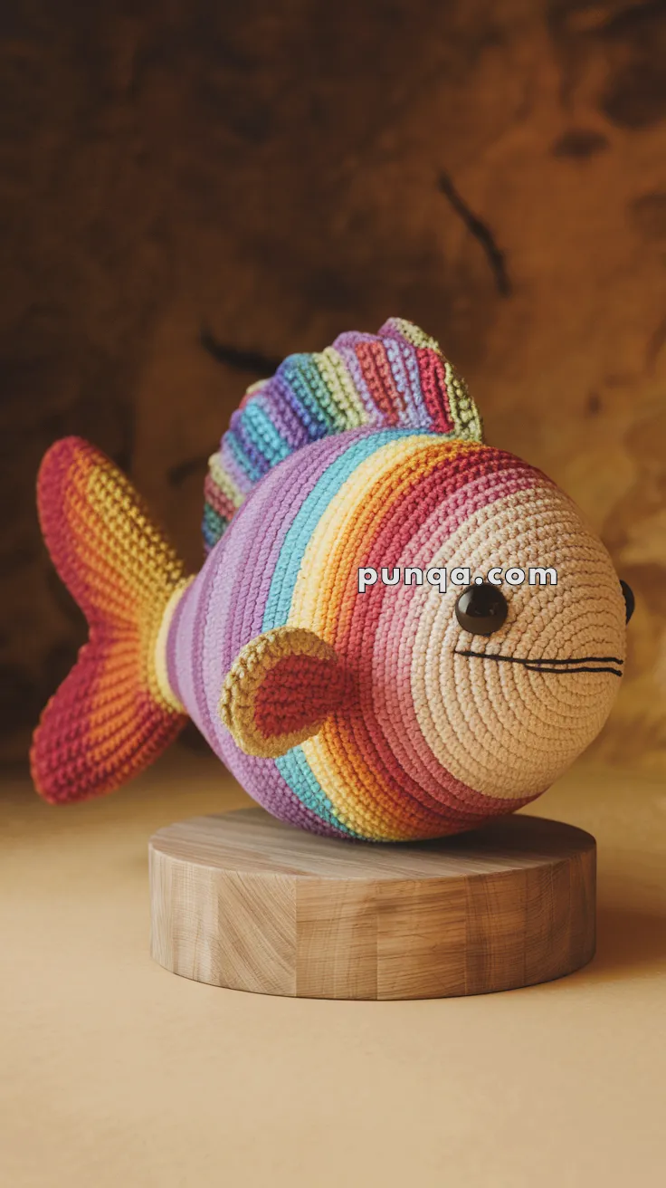 Amigurumi Rainbow Fish – FREE Crochet Pattern