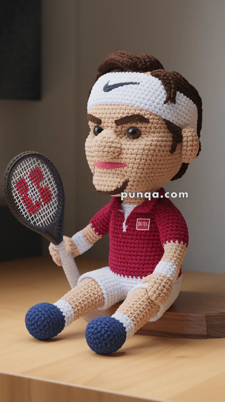 Amigurumi Roger Federer – FREE Crochet Pattern