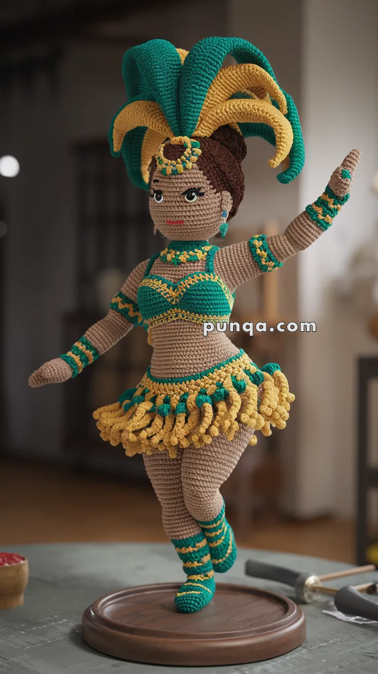 Amigurumi Samba Dancer – FREE Crochet Pattern