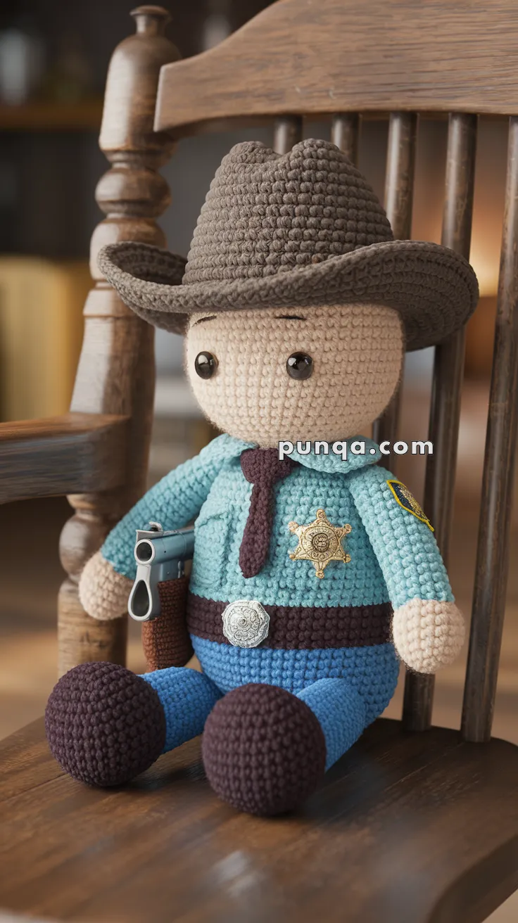 Amigurumi Sheriff – FREE Crochet Pattern
