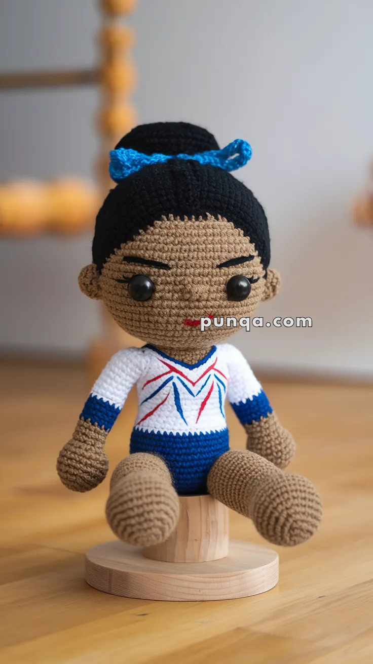 Amigurumi Simone Biles – FREE Crochet Pattern