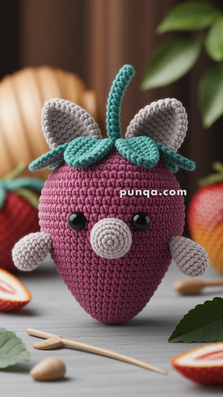 Amigurumi Strawberry – FREE Crochet Pattern
