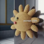 Amigurumi Sun Fridge Magnet – FREE Crochet Pattern