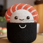 Amigurumi Sushi Roll Character – FREE Crochet Pattern